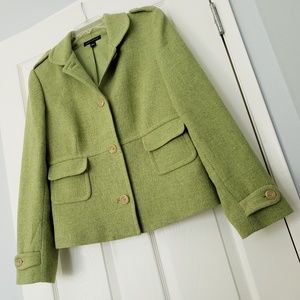 Banana Republic Green Wool Blazer